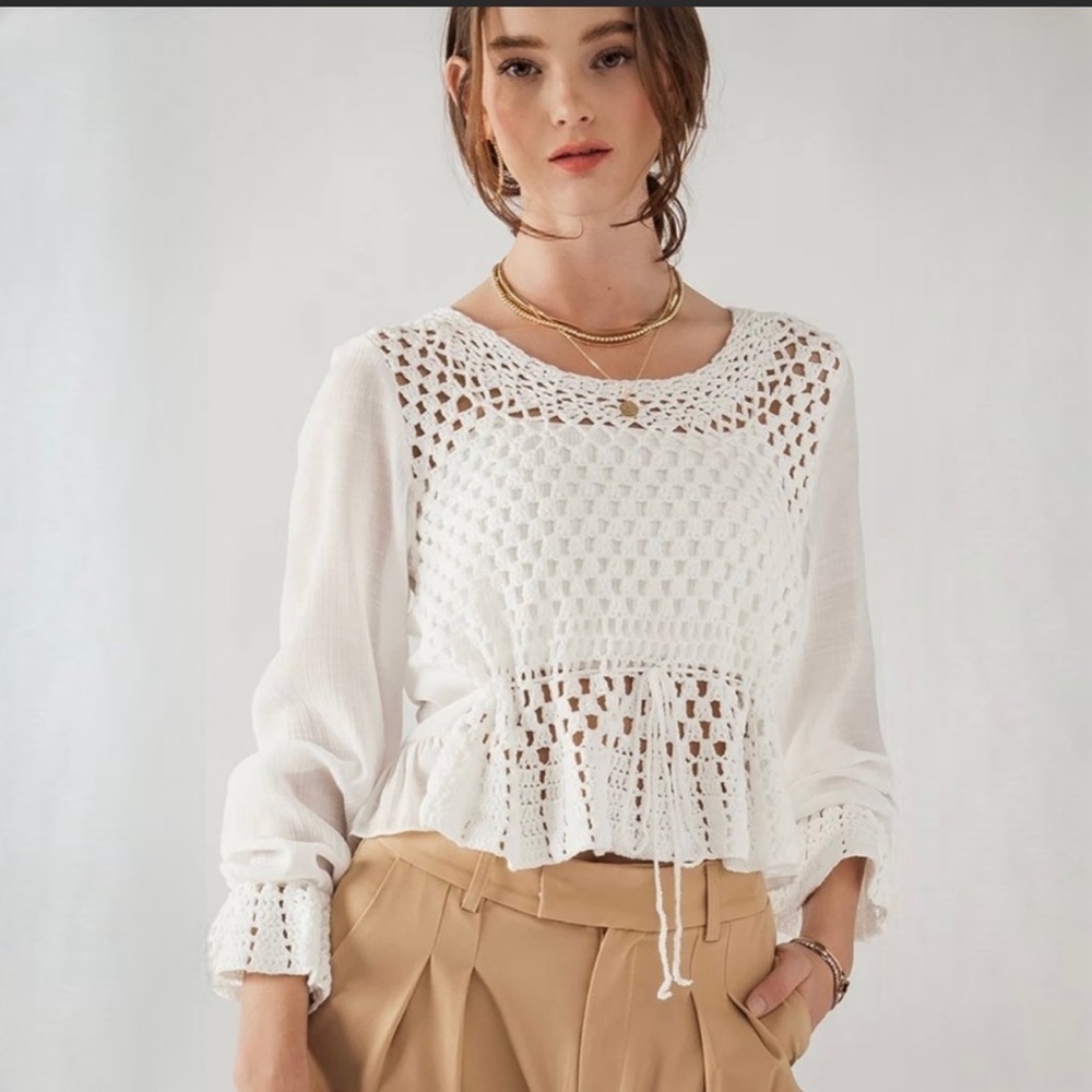 Boho crochet top